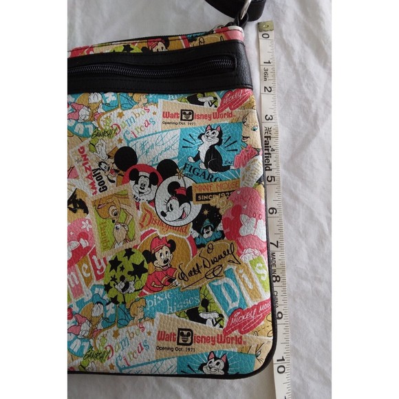 Mickey Mouse Disney Parks Exclusive Classic Collage Pattern Crossbody Bag - Picture 3 of 8
